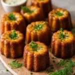 Savory Herb-Stuffed Canelé Bites First Image