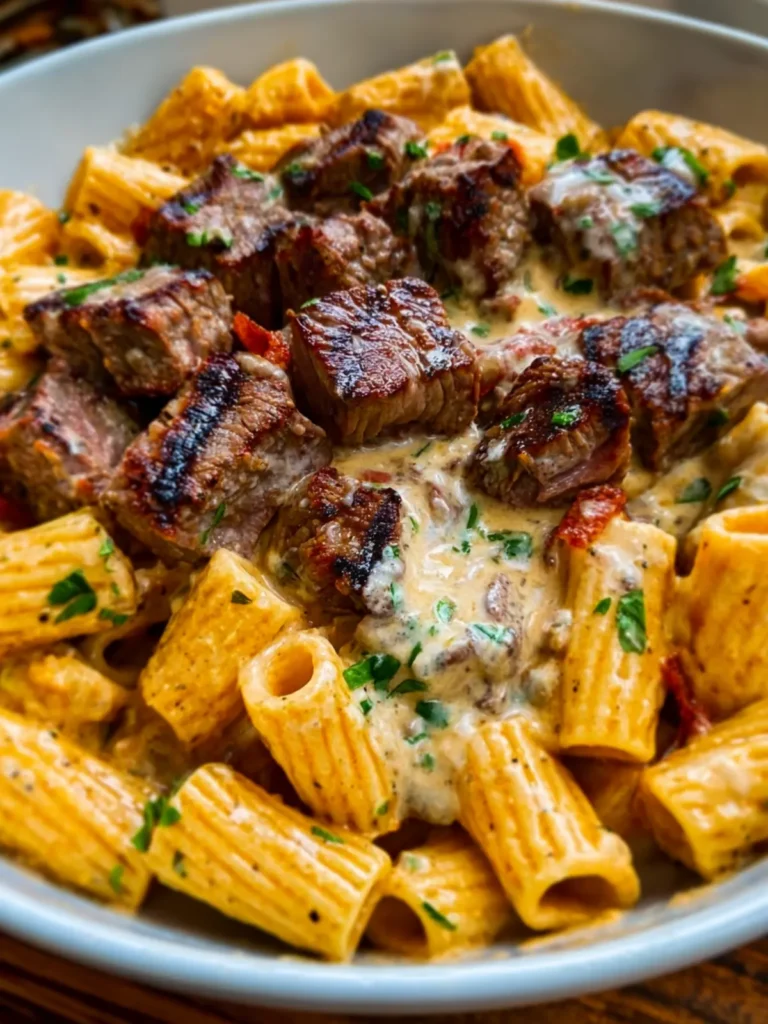 Creamy Rigatoni with Grilled Steak First Image