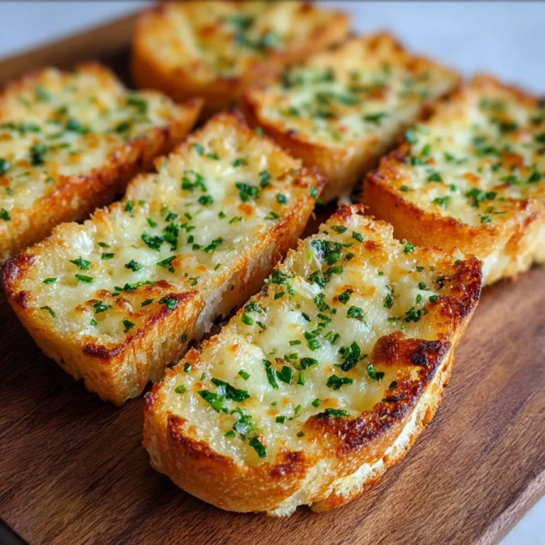Cheesy Garlic Bread Slices First Image