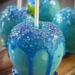 Glittering Blue Candy Apples First Image