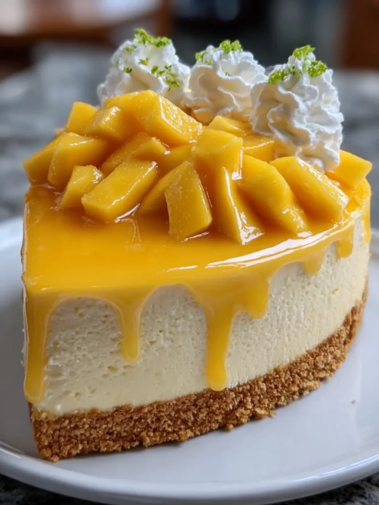 Creamy Mango Cheesecake Delight First Image