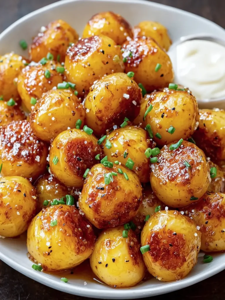 Glazed Honey Mustard Potatoes Recipe First Image