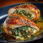 Savory Spinach-Stuffed Chicken chest First Image