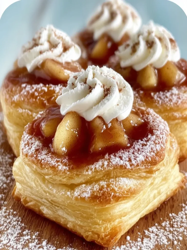 Caramel Apple Puff Pastries First Image