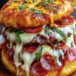 Pepperoni Pizza Burger Creation First Image