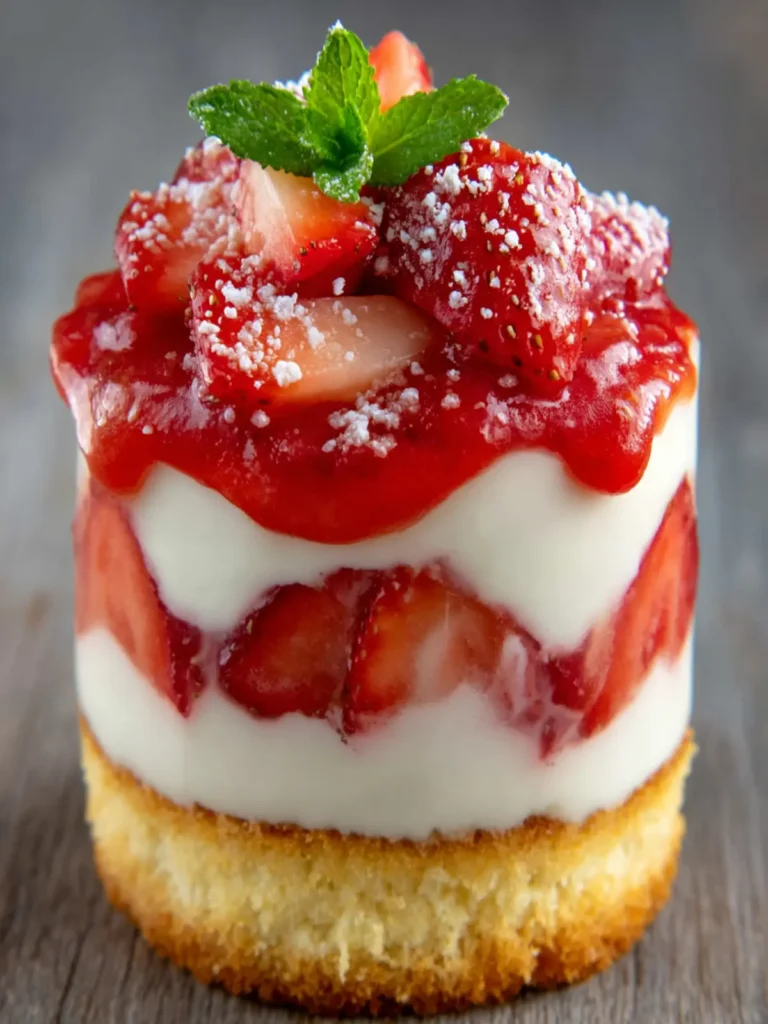 Layered Strawberry Tiramisu Delight First Image