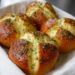 Cheesy Garlic Herb Bread Rolls First Image