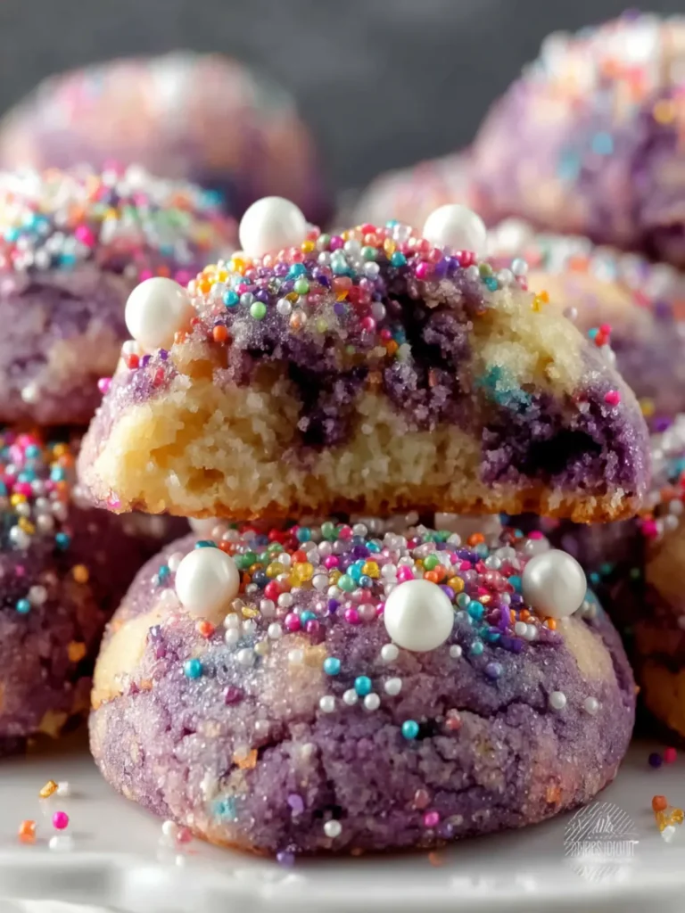 Colorful Sugar Sprinkled Cookies First Image