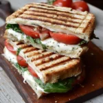 Grilled Caprese Panini Sandwich First Image