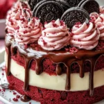 Decadent Red Velvet Oreo Cake First Image