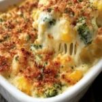 Cheesy Baked Broccoli Casserole First Image