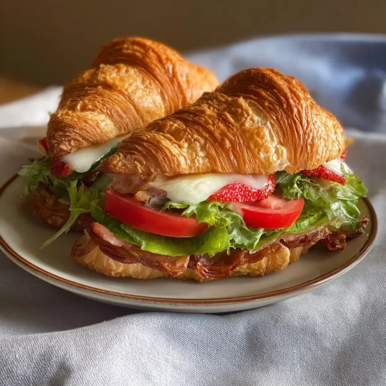 Savory Croissant Sandwich Delight First Image