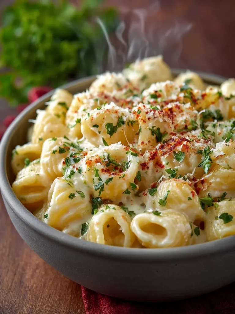 Creamy Garlic Parmesan Pasta Bowl First Image