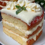 Layered Vanilla Sponge Cake First Image