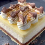 Creamy Kinder Bueno Cheesecake Squares First Image