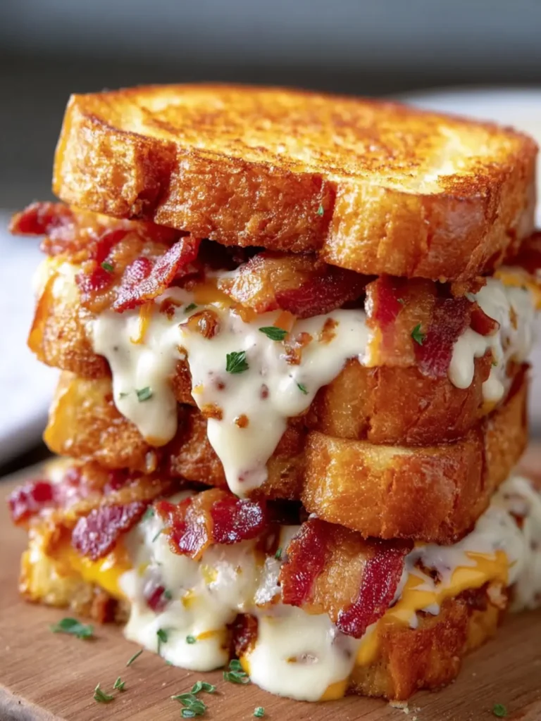 Double Bacon Grilled Cheese Sandwich First Image