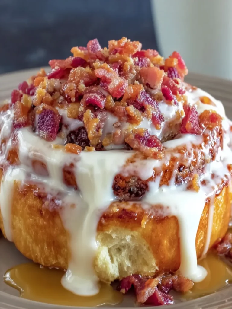 Maple Bacon Cinnamon Roll Delight First Image