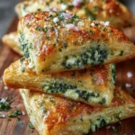 Crispy Spinach Feta Puff Pastry First Image