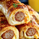 Flaky Sausage Roll Pastries First Image