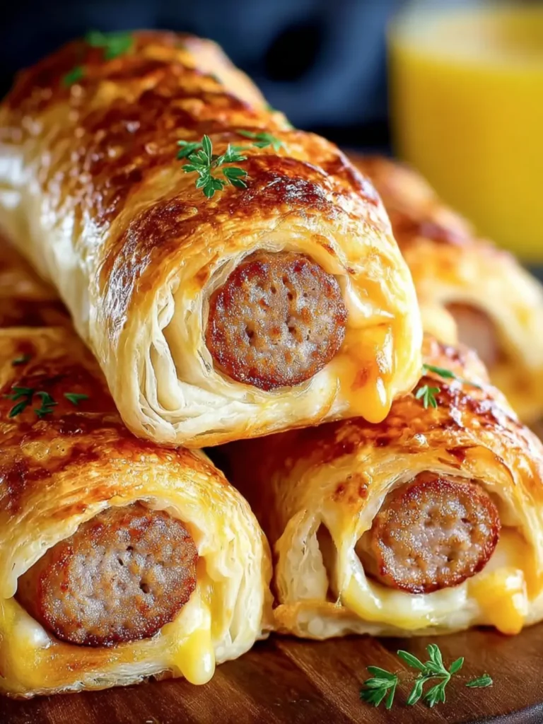 Flaky Sausage Roll Pastries First Image