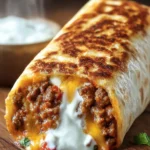 Cheesy Beef Burrito Wrap First Image