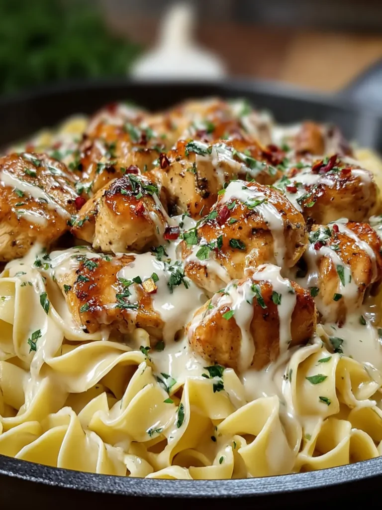 Creamy Herb Chicken Pasta Recipe First Image