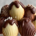 Elegant Shell-Shaped Chocolate Madeleines First Image