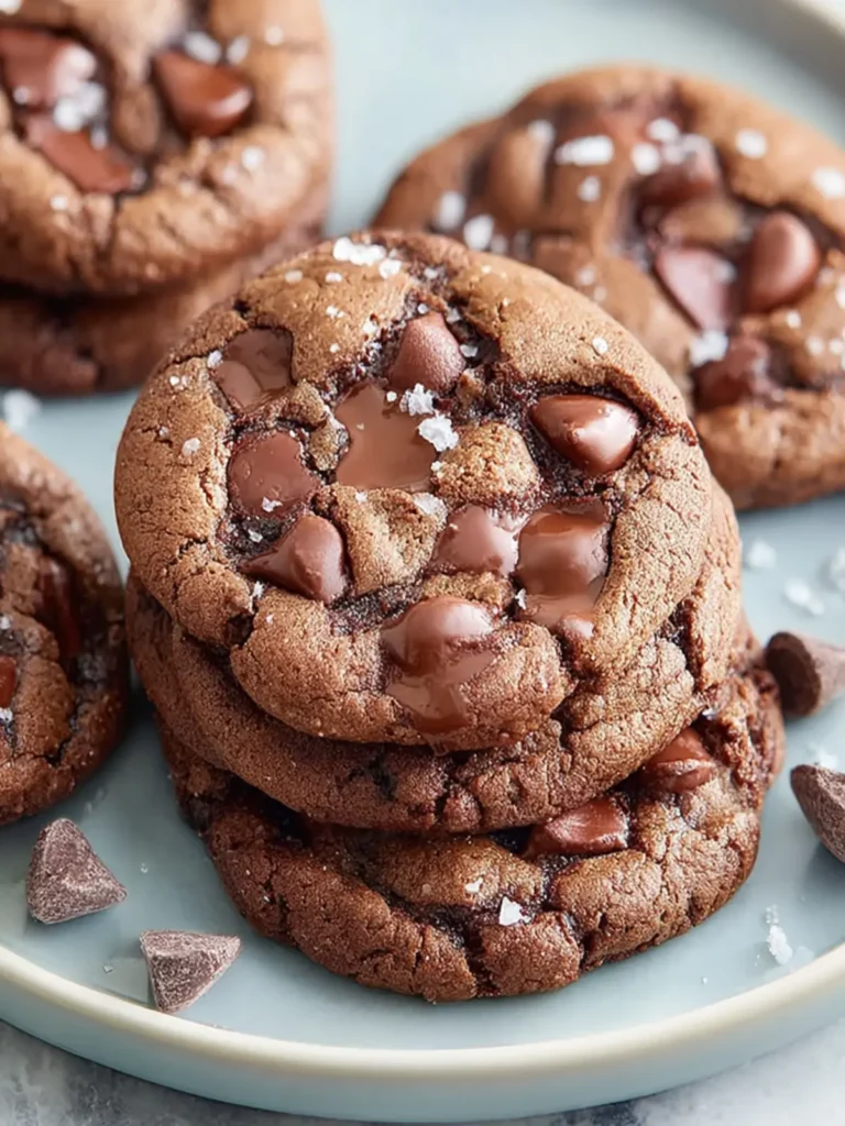 Heavenly Double Chocolate Chip Cookies That Melt in Your Mouth First Image