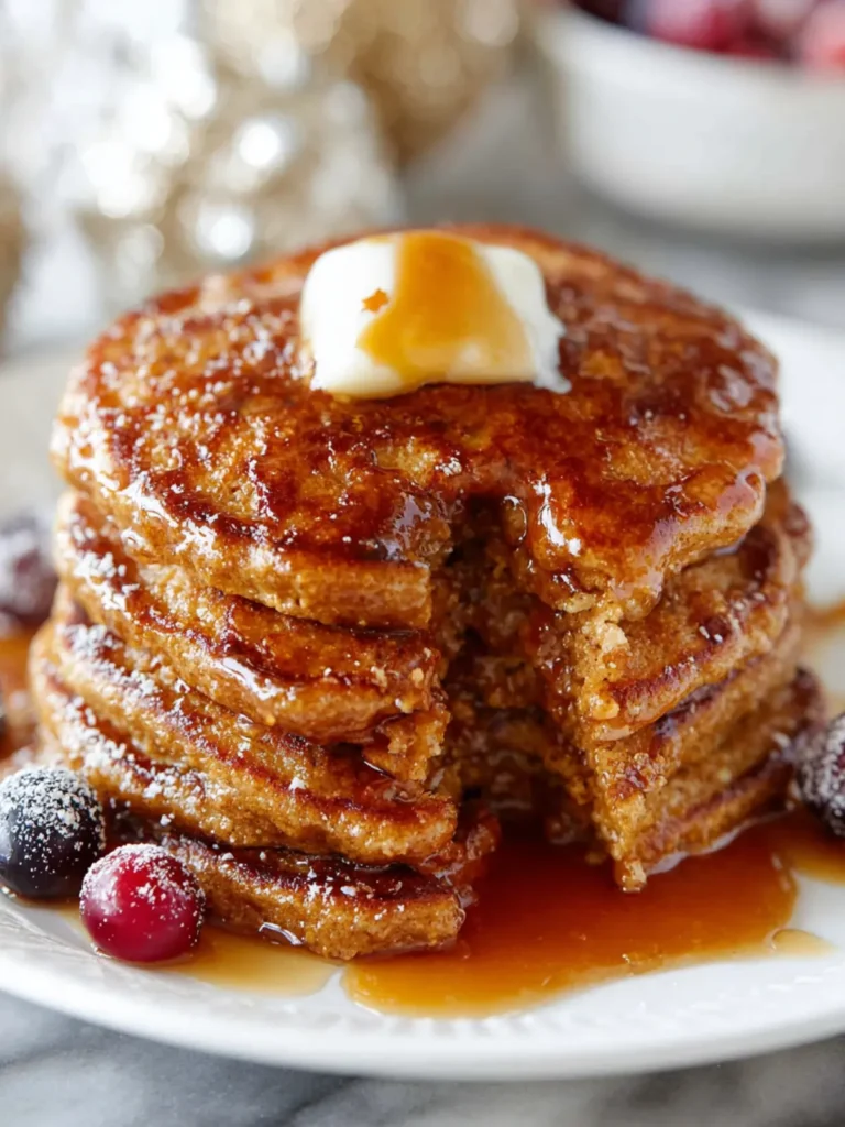 Gingerbread Pancakes First Image