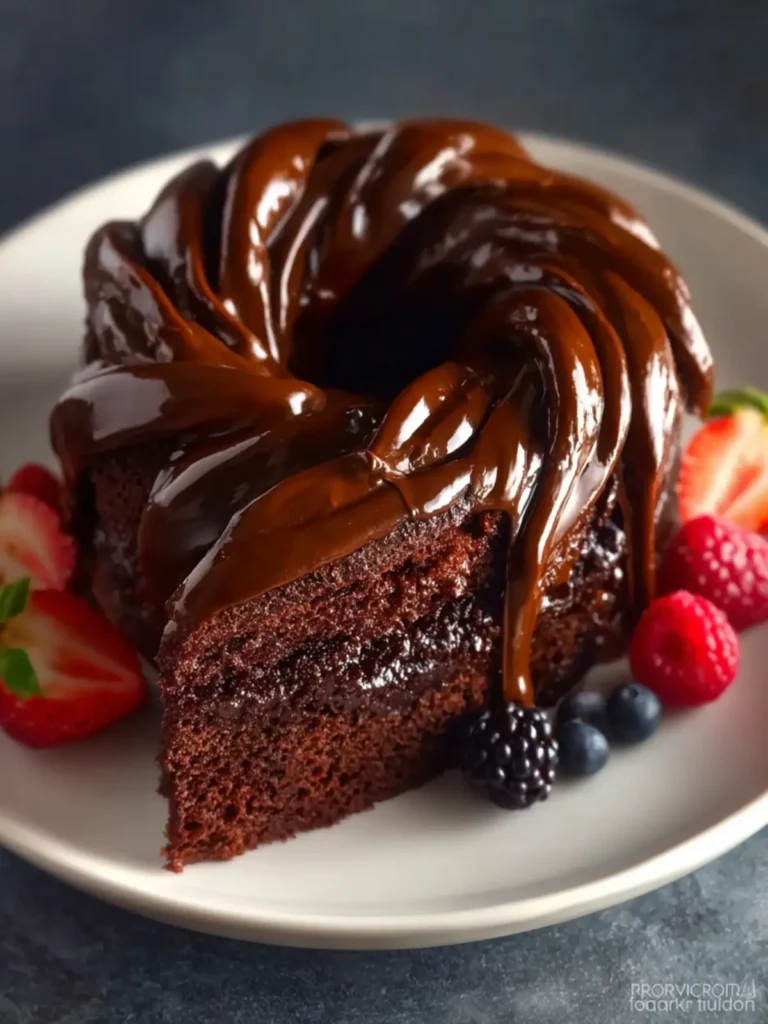 Double Chocolate Fudge Cake First Image