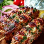 Juicy Grilled Turkey Kofta Skewers First Image