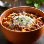 Easy High Protein Lasagna Soup First Image