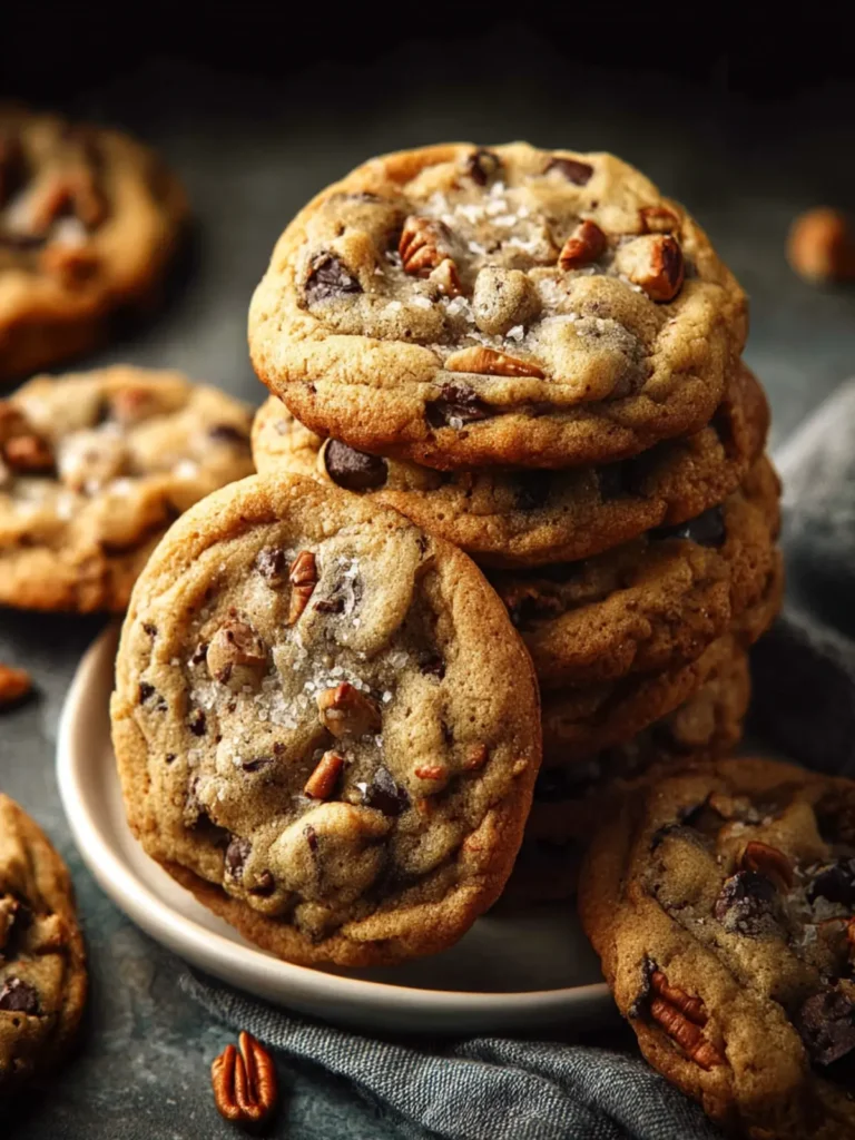 Butter Pecan Chocolate Chip Cookies First Image