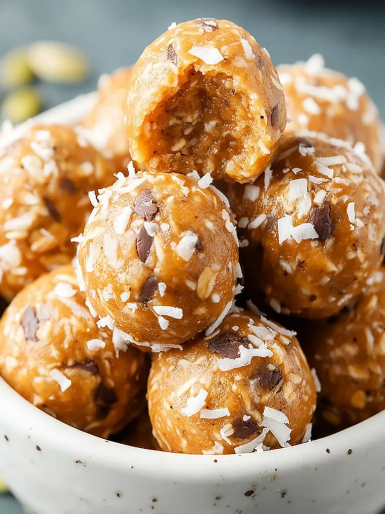 No Bake Protein Balls First Image