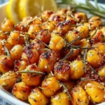 Lemon Herb Crunchy Chickpeas First Image