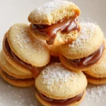 Dulce de Leche (Caramel) Filled Shortbread Cookies First Image