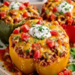 Taco Stuffed Peppers: A Flavorful Fiesta in Minutes First Image