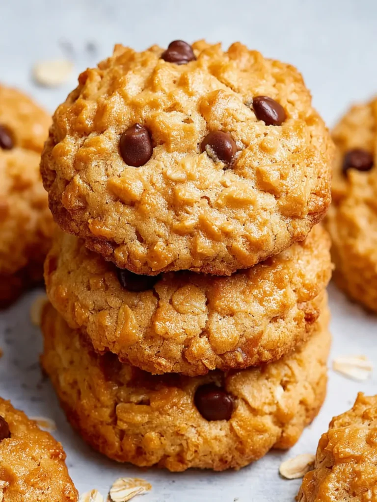Peanut Butter Oatmeal Cookies First Image
