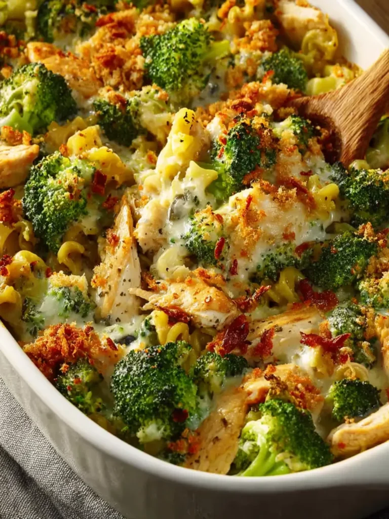 Healthier Broccoli Chicken Casserole First Image