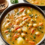 Chickpea Vegetable Soup First Image