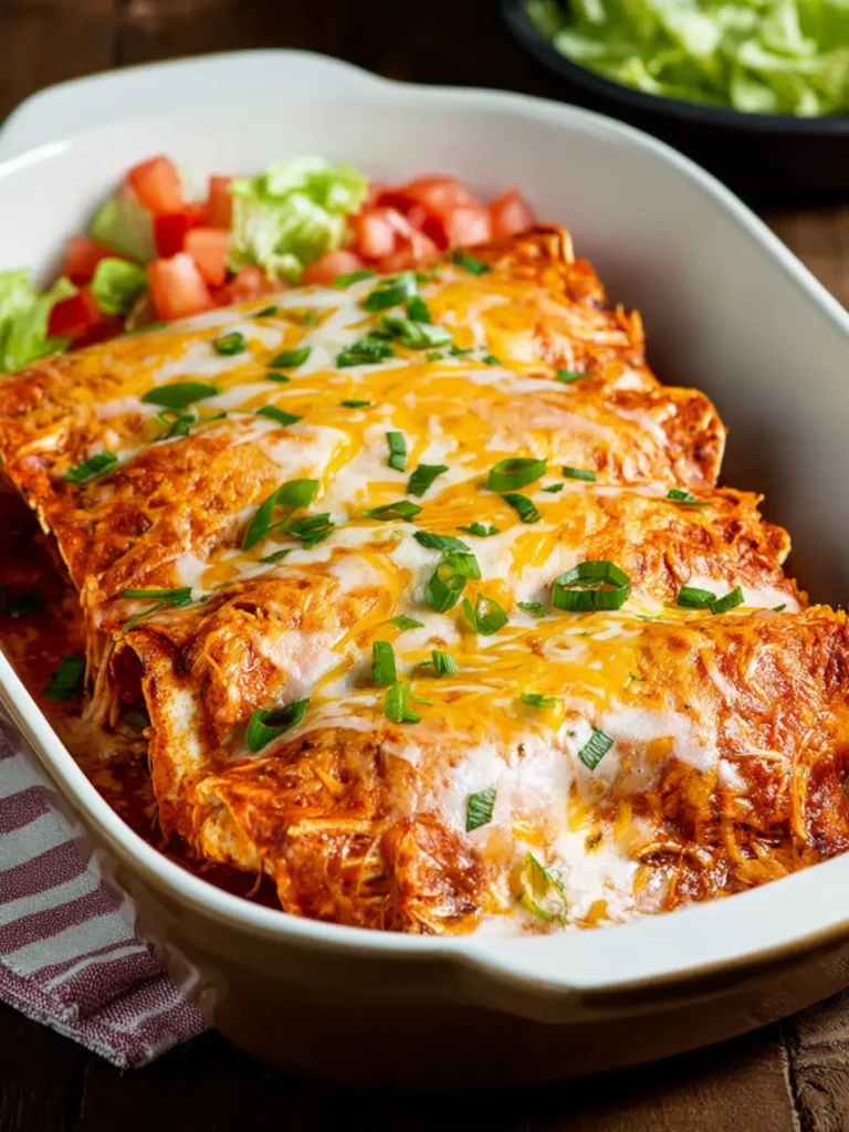 Sour Cream Chicken Enchiladas First Image