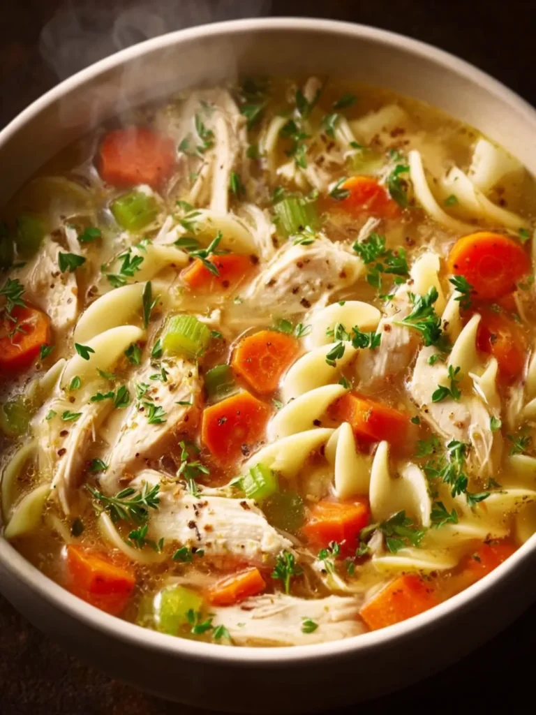 Rotisserie Chicken Noodle Soup Recipe First Image