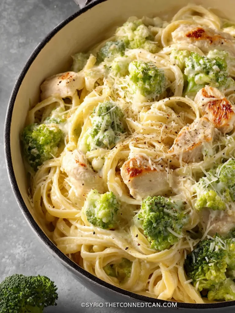 Chicken Alfredo with Broccoli First Image