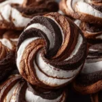 Chocolate Marshmallow Swirl Cookies First Image