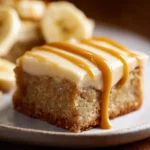 Banana Bars with Salted Caramel Frosting First Image