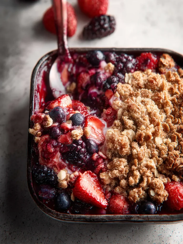 Berry Crisp (Gluten-Free, No Added Sugar) First Image
