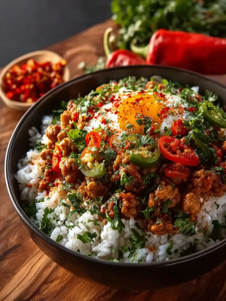 Bang Bang Ground Turkey Rice Bowls First Image
