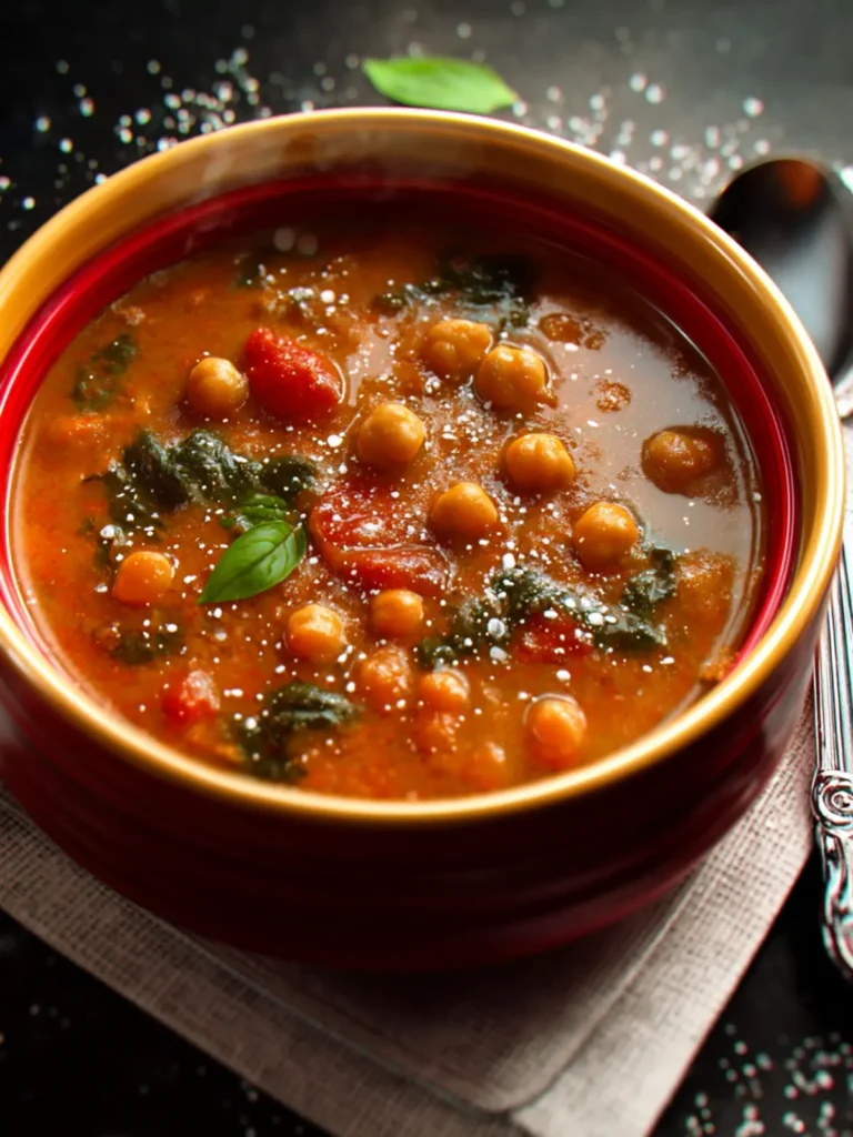 Chickpea Tomato Soup First Image