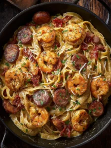 Cajun Shrimp and Sausage Pasta First Image