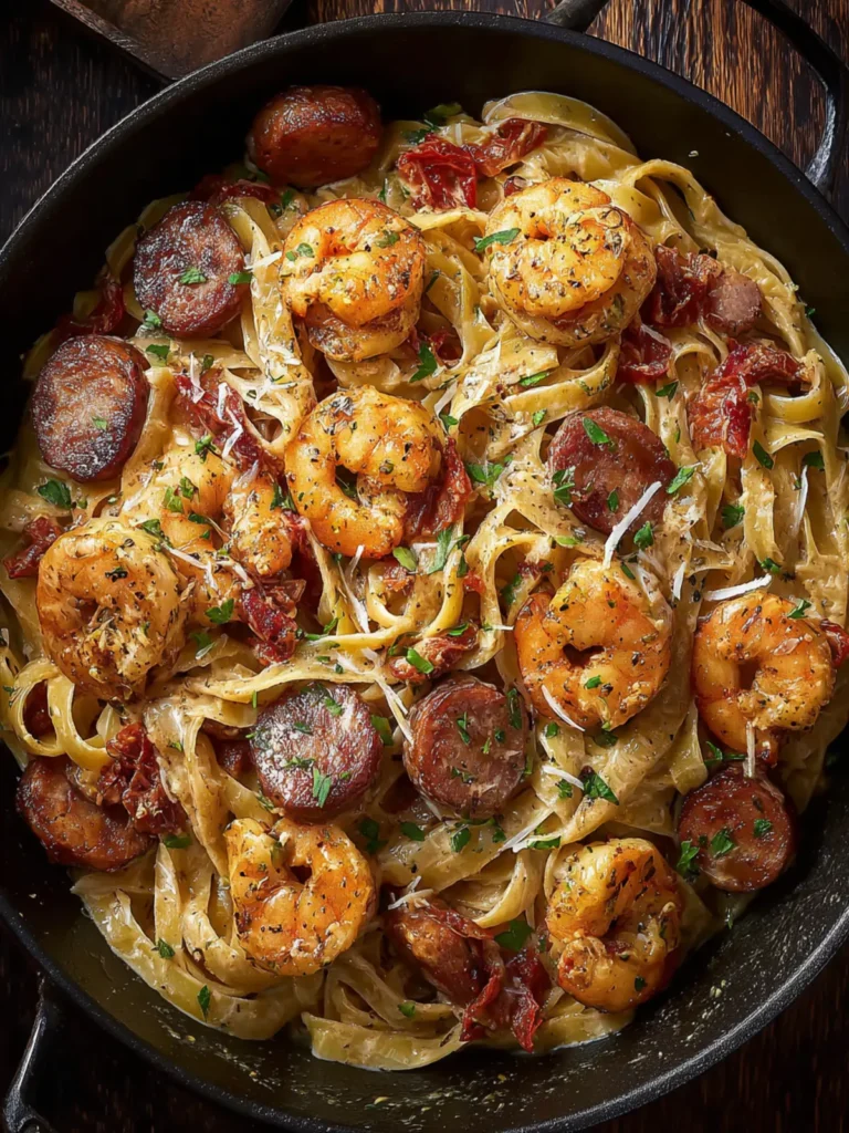 Cajun Shrimp and Sausage Pasta First Image